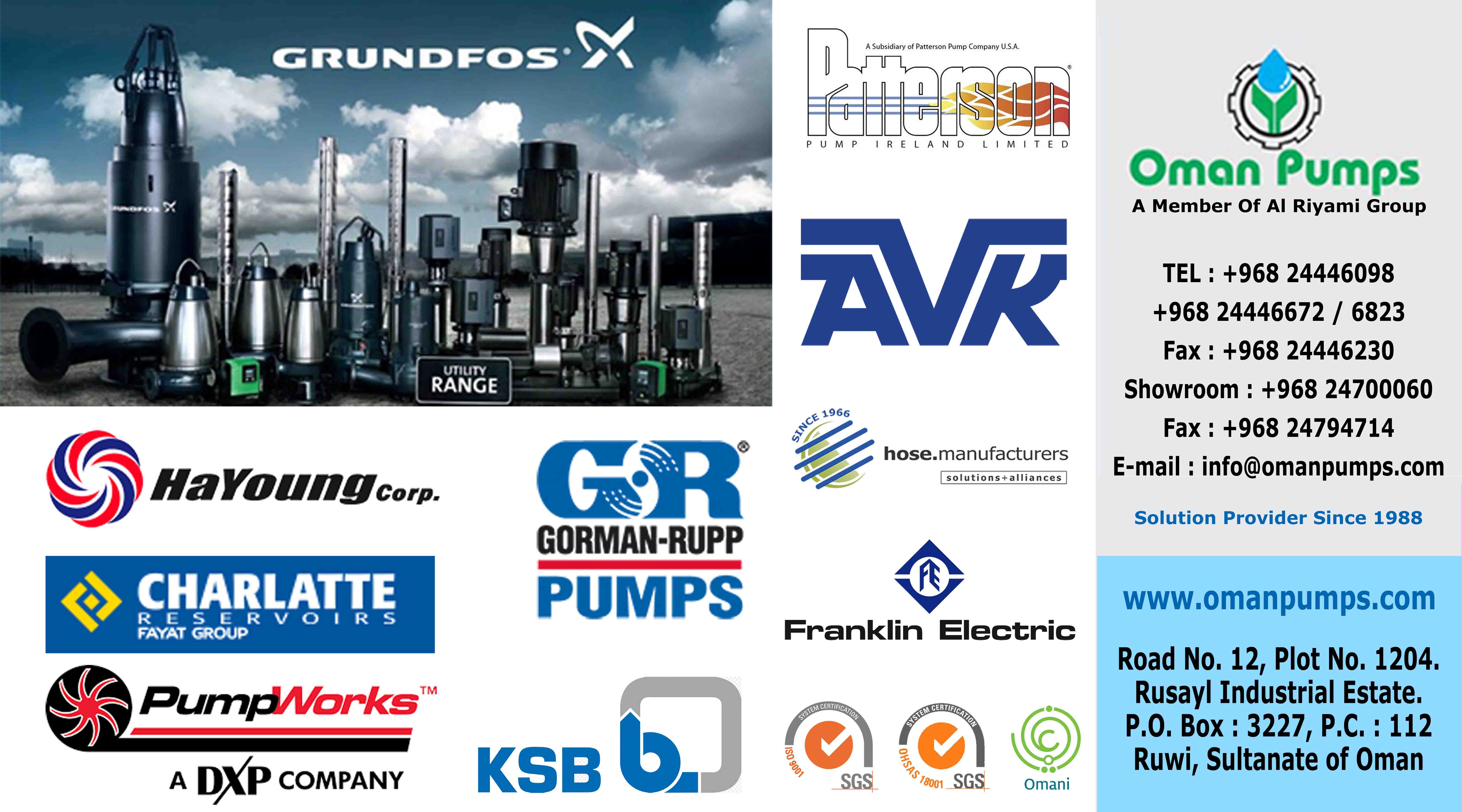 Oman Pumps Mfg. &amp; Engineering Services Co